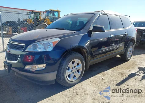 2011 Chevrolet Traverse Ls из США, поврежденный, VIN 1GNKREED1BJ187955